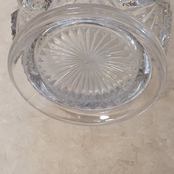 Vintage Celery Vase Brilliant Greensburg Diamond Band Dots EAPG 1888 - Picture 3 of 4